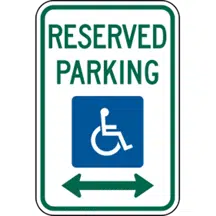 Skiltning: reserved-parking-sign