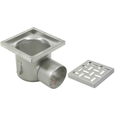 On Grade Non Adjustable Floor Drain With 12in X 12in Square Top