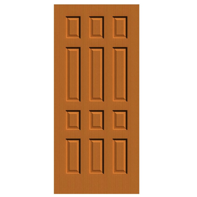 12 Panel Wood Door Interior Commercial Residential With