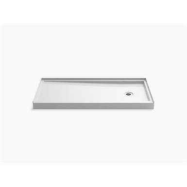 Rely® 60" x 30" Shower base with right-hand drain
