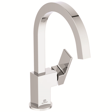 Basin High spout, without PUW, flexible hoses, -UK-