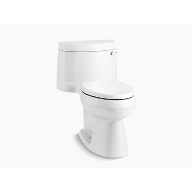 cimarron® comfort height® one-piece elongated 1.28 gpf toilet with aquapiston® flush technology, right-hand trip lever and concealed trapway