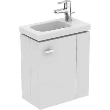 waschtisch-unterschrank 450 mm für handwaschbecken (ablage rechts)