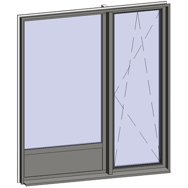 multi-paned windows - 3 compound zones