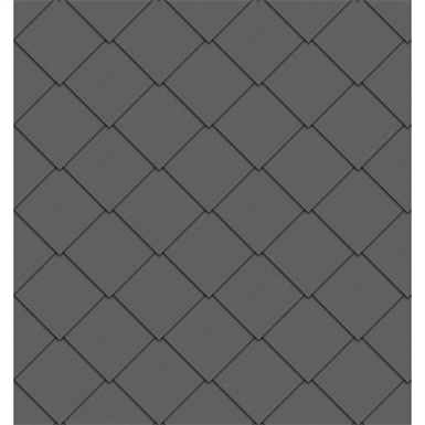 square tile facade (325 mm x 325 mm, prepatina graphite-grey)