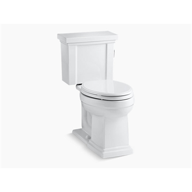 tresham® comfort height® two-piece elongated 1.28 gpf toilet with right-hand trip lever, seat not included