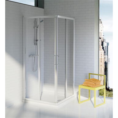 tipica a shower enclosure 70x70 white