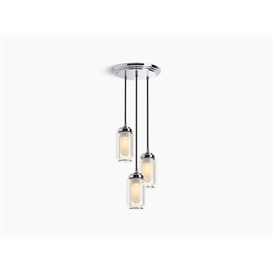 Artifacts® Three-light chandelier