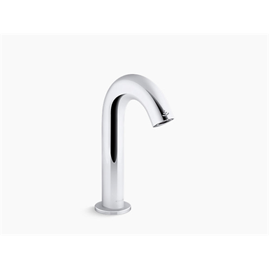 oblo® touchless faucet with kinesis™ sensor technology and temperature mixer, dc-powered