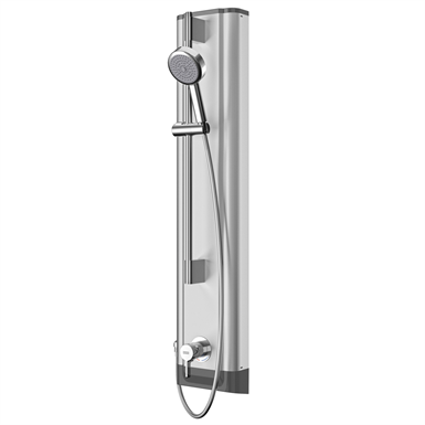F5L Mix stainless steel shower panel with hand shower fitting F5LM2021