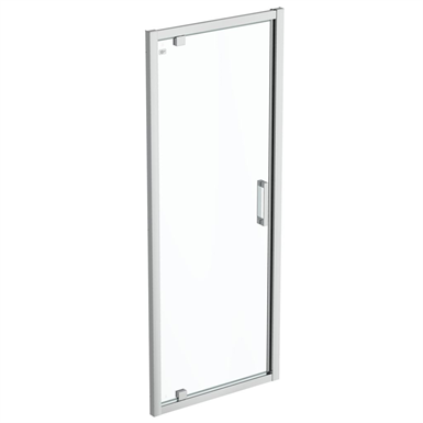 CONNECT 2 PIVOT DOOR 80 CLEAR GLASS BRIGHT SILVER FINISH