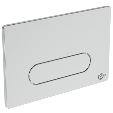 OLEAS M4 FLUSH PLATE SNGL WHITE IS