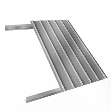 steel single skin roofing