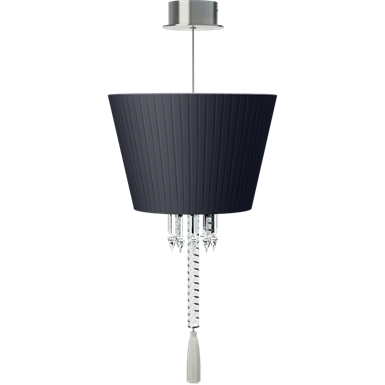 Torch Ceiling Lamp Black lampshade