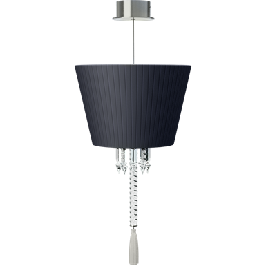 Torch Ceiling Lamp Black lampshade