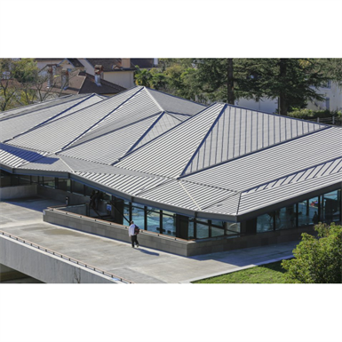 ZINC roofing - Compact standing seam roof