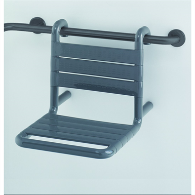 nylon care suspendable shower seat, for the french market 380x515x390