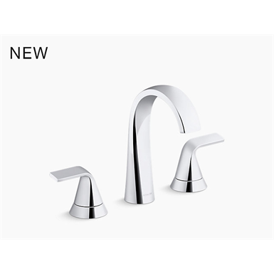 Cursiva™ Widespread bathroom sink faucet