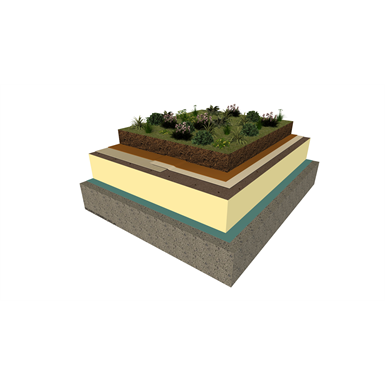 warm green roofing system with sarnafil® tg-66 (single ply membrane)