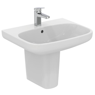 i.life a  basin 60 cm with center taphole with overflow