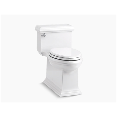 K-6424 Memoirs® Classic Comfort Height® One-piece compact elongated 1.28 gpf chair height toilet with slow-close seat