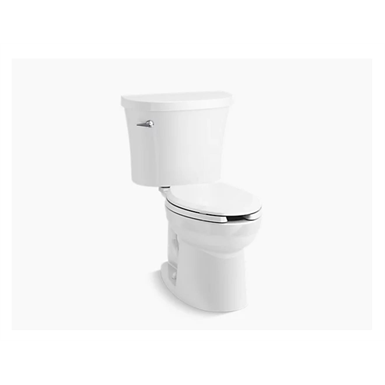 kingston™ two-piece elongated 1.28 gpf toilet with antimicrobial finish
