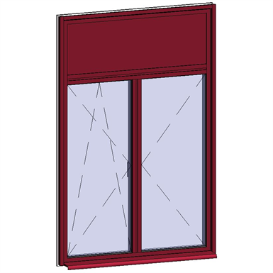 window opening inside with transom