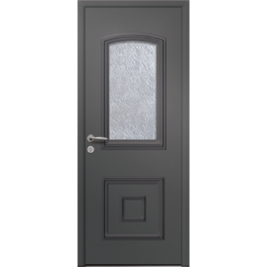 porte d’entrée en aluminium passage – modèle capella 1l