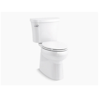 Gleam™ Comfort Height® The Complete Solution® two-piece elongated 1.28 gpf chair height toilet with slow close seat