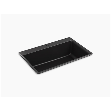 kennon® 33" x 22" x 10-1/8" neoroc® top-/under-mount single-bowl kitchen sink