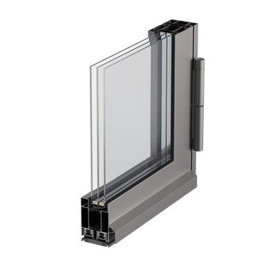 door forster unico, frame 50 mm, double leaf