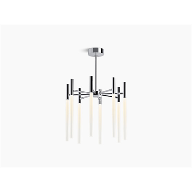 Components™ Eight-light LED chandelier