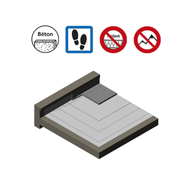 Systems for accessible roof parking with reinforced concrete protection