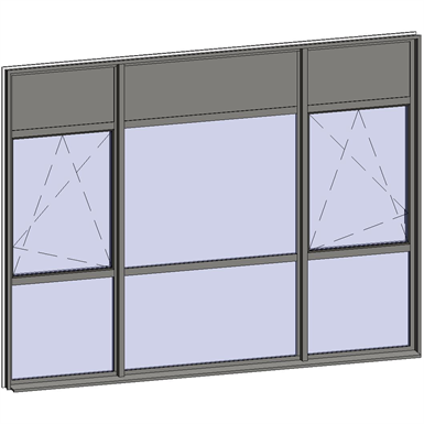fenêtres en ensembles composés - 9 zones
