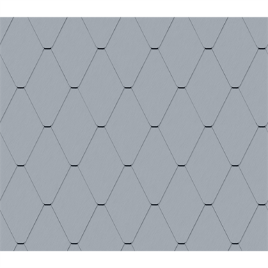 diamond tile facade (228 mm x 330 mm, prepatina blue-grey)