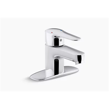 july™ single-handle bathroom sink faucet with escutcheon