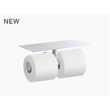 k-78384 components® covered double toilet paper holder