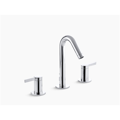 k-942-4 stillness® widespread bathroom sink faucet with lever handles