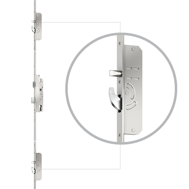 apartment door with multi-point locking BS2600 (RC 2)