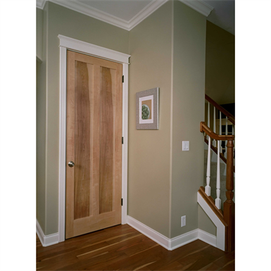 2 Panel Wood Door Interior Commercial Residential With