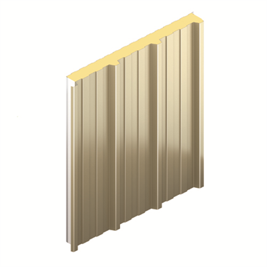 Insulated Panel Ks1000 Rw Wall, How To Make A Corrugated Metal Wall In Revit