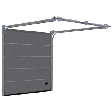 Sectional Overhead Door Low Headroom Lindab Free Bim Object For Revit Archicad Bimobject