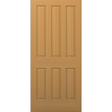 6 Panel Wood Door Interior Commercial Residential With