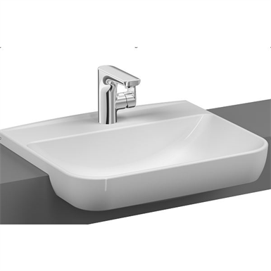 Basin Semi Recessed 55cm, Semi Recessed Bathroom Sink Canada