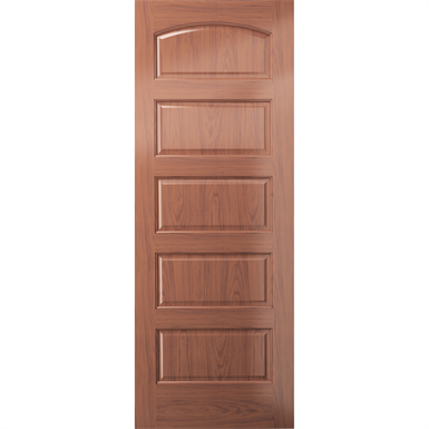 Arched 5 Panel Wood Door Interior Commercial Residential