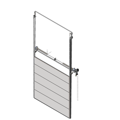 Sectional Overhead Door 601 Pre Assembled Vertical Lift 40mm