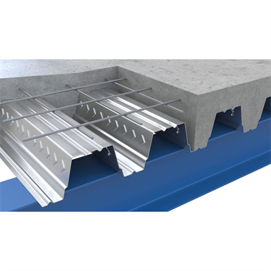 Comflor 100 Steel Composite Decking For Composite Floors Tata